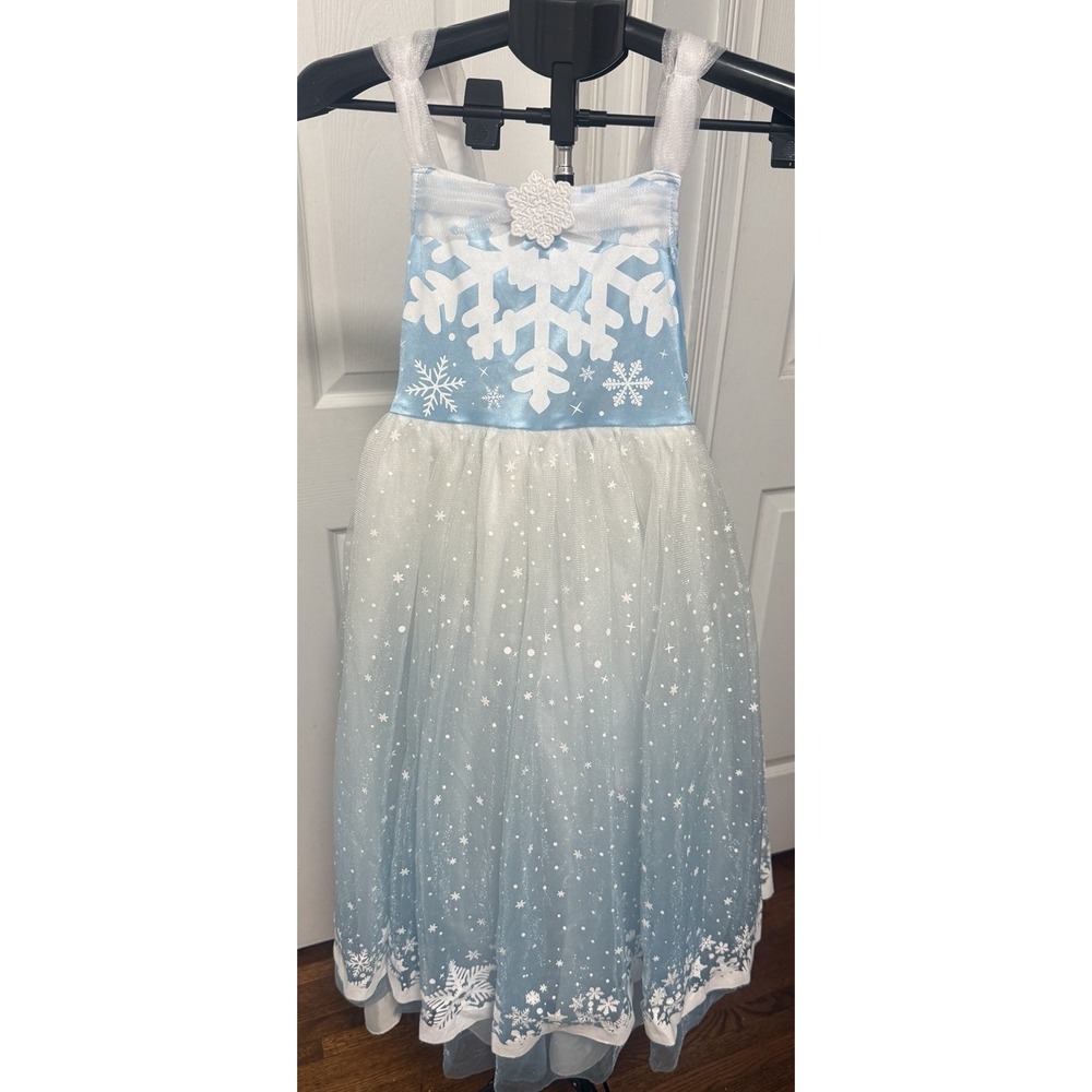 Disney Frozen Elsa and Olaf Reversible Costume Size Girl's Medium 8-10